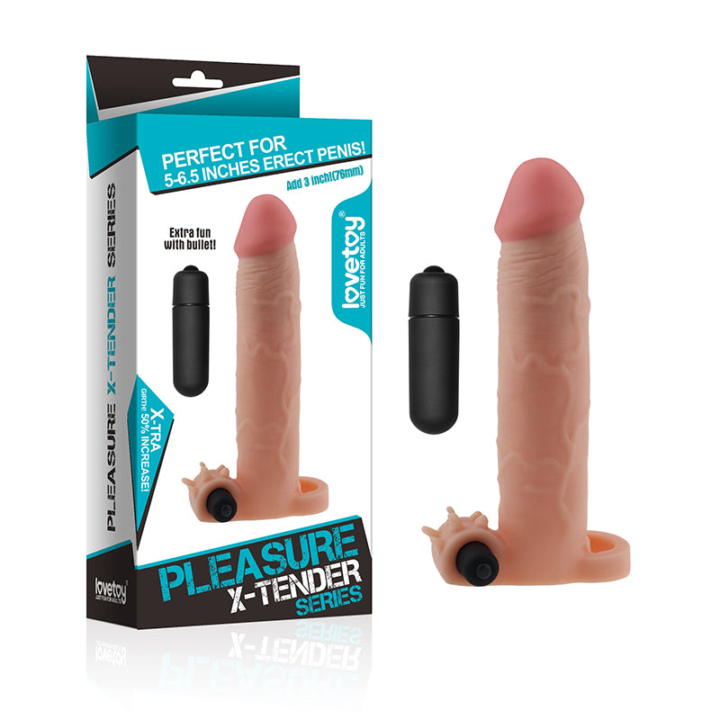 Funda vibradora pleasure extender - Mimejoramante